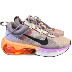 Nike Air Max 2021 Women's Running Shoes Size 8 US Gray & Orange